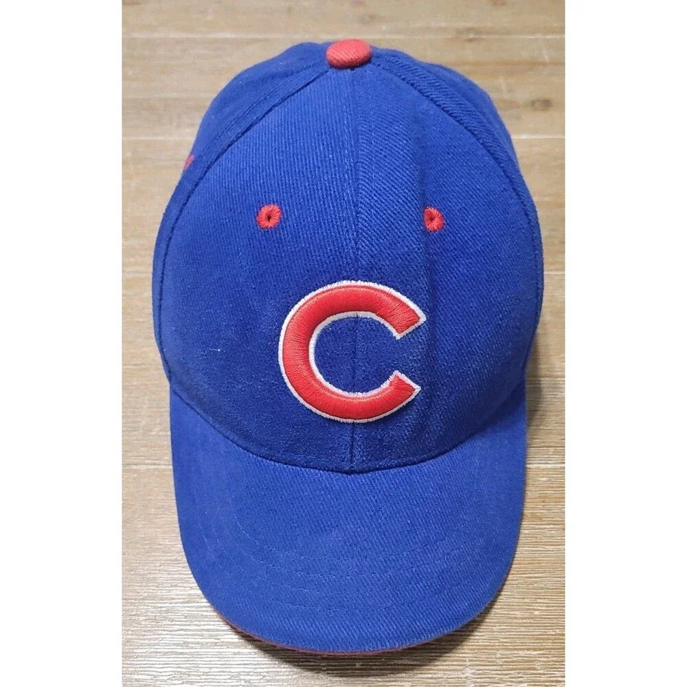 Chicago Cubs Hat Cap Fan Favorite MLB Baseball Blue Kids OSFM Adjustable Strap